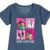 Girls' - Barbie - Holidays & Christmas Graphic Short Sleeve Fleece Dress - 2 of 4