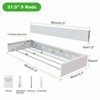 Heavy-Duty Wall-Mounted Clothes Airer - Space-Saving Foldable Indoor/Outdoor Hanging Rack with Aluminum Rods, Durable Design in White Finish - 2 of 4