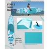 FIONECA 11' Inflatable Paddle Board ¨C 34'' Wide, 6'' Thick, Includes Full Accessory Set - 4 of 4