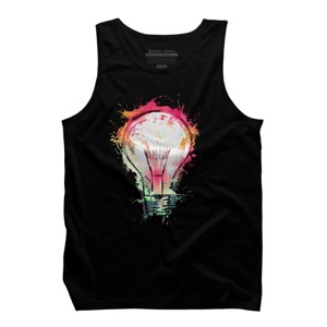 Men's Design By Humans Colorful Splash Ideas By alnavasord Tank Top - 1 of 2