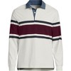 Lands' End Men's Long Sleeve Solid Rugby - 3 of 4