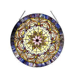 CHLOE Lighting Edwardian Glass Window Panel 22 - 1 of 4