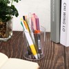 Unique Bargains Acrylic Large Capacity Round Office Home Pencil Holder - 4 of 4
