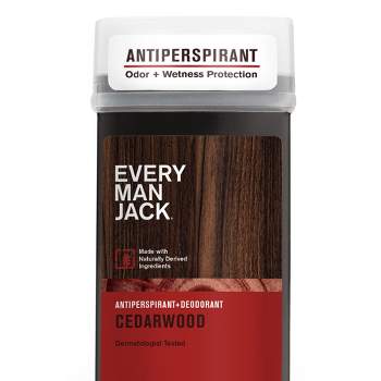 Every Man Jack Cedarwood Men's Antiperspirant Deodorant - 2.6oz