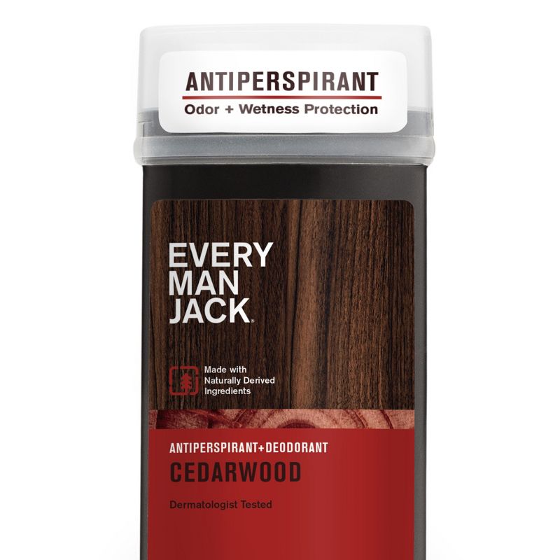 Every Man Jack Cedarwood Men&#39;s Antiperspirant Deodorant - 2.6oz, 1 of 12