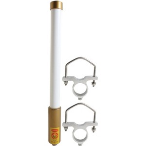 Browning® 150-Watt Pretuned Wide-Band 410 MHz to 490 MHz 4.5-dBd-Gain FiberglassOmni Base with N-Female Connector, & Mounting Bracket in White - 1 of 4