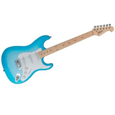 Monoprice Indio Cali Classic Electric Guitar - Blue Burst, With Gig Bag