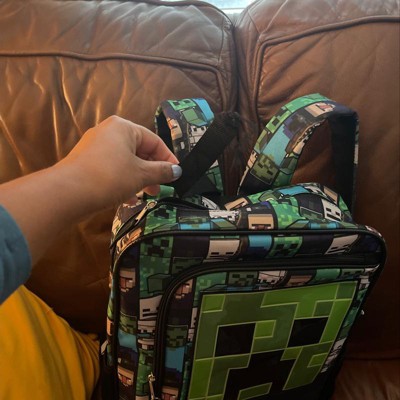 Bioworld Minecraft Creeper 5 Piece 16 Inch Backpack Set : Target