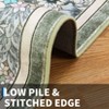Floral Area Rugs Machine Washable Rugs for Bedroom Non Slip Farmhouse Flower Rustic Rugs for Living Room - 4 of 4