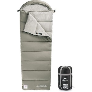 Naturehike Sleeping Bag for Adults with Hood, Hollow Cotton Sleeping Bag, Waterproof Spliceable Sleeping Bags for Camping, Hiking, Traveling- Left - 1 of 4