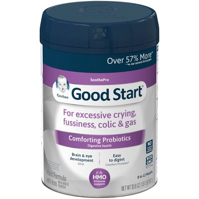 Gerber Good Start SoothePro Powder Infant Formula with Probiotics & HMO - 30.6oz