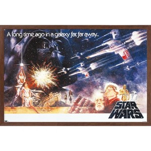 Trends International Star Wars: A New Hope - Horizontal One Sheet Framed Wall Poster Prints - 1 of 4