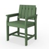 Hyleory Modern HDPE Outdoor Dining Armchair, Weather-Resistant Patio Chair with Classic Slat Back - 2 of 4