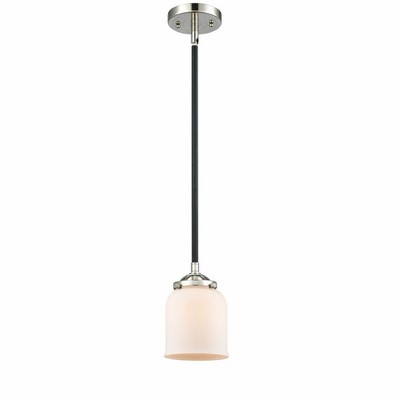 Bell - 1 Light Stem Hung Mini Pendant In Industrial Style-7.38 Inches Tall and 5 Inches Wide