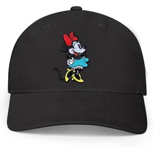 Disney Adult Baseball Cap, Minnie Mouse Adjustable Mom Hat - 1 of 3