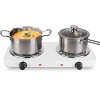 Mojgar Electric Double Burner Portable Coil Heating Hot Plate Stove Countertop - 2 of 4