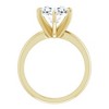 Pompeii3 3 Ct Oval Moissanite Solitaire Engagement Ring 14k Yellow Gold - 2 of 4