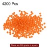 Unique Bargains Loose Craft DIY Earring Necklace Making Acrylic Round Beads 4200 Pcs - 3 of 4
