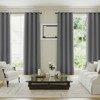 Blackout Curtains Thermal Insulated Heat and Full Light Blocking Curtains for Living Room with Black Liner 2 Panels Set - 2 of 4