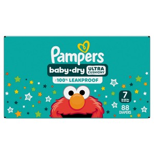 Pampers Baby Dry Diapers - (Select Size and Count) - 1 of 4