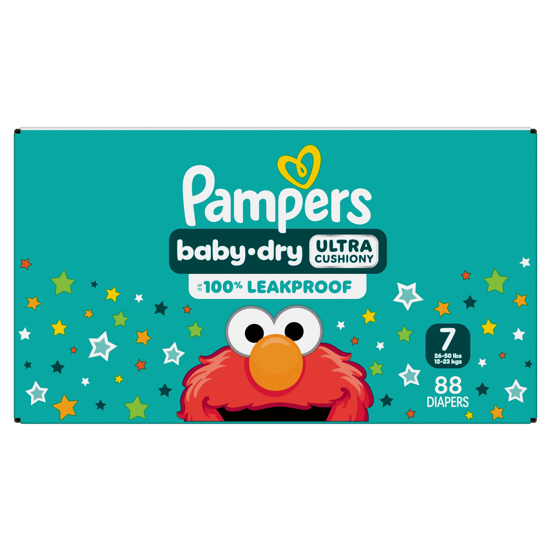 Pampers Baby Dry Diapers Pack - Size 7 - 88ct