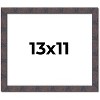 PosterPalooza | Photo Size Slim Profile Brown Frame - UV Acrylic, Foam Board Backing, Hanging Hardware - 2 of 4
