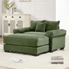 54.3" Oversized Cloud Modular Sectional Couch,Extra-Thick Armrests Good Resilience Cushions Ergonomic Design Premium Soft Corduroy Fabric - 3 of 4