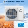 Garvee 22 SEER2 12000 BTU Mini Split Air Conditioner with Heating WiFi Enabled 115V White - 2 of 4