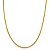 Black Bow Jewelry 3.5mm 14k Yellow Gold Hollow Wheat Chain Necklace - 2 of 4