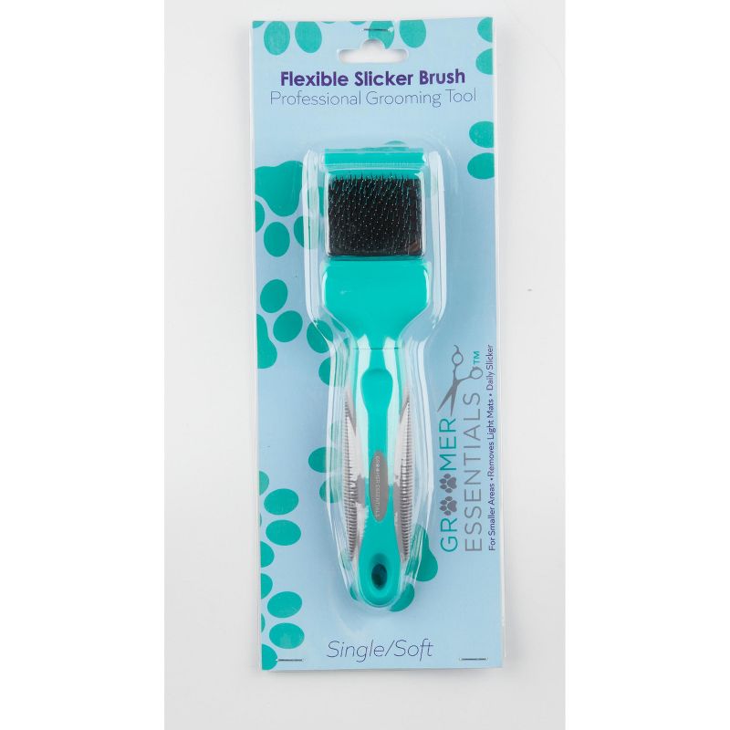 Groomer Essentials Flexible Slicker Brush - Single/Soft, 2 of 5