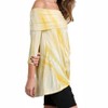 Women's Fold Over Off The Shoulder Tie Dye Tunic - umgee - 2 of 3