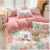 Wikineon 3 Piece Spring Floral Duvet Cover Set For Women Adults Home Bedroom Flowers Bedding Set With 2 Pillowcases Twin Size - 2 of 4