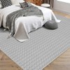 COZONY Washable Vintage Print Area Rug Non-Slip Carpet with Realistic Braided Texture,Stain Resistant Mat for Living Room/Bedroom/Kitchen/Nursery - 3 of 4