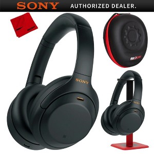 Sony WH1000XM4/B Wireless Noise Cancelling Headphones + Pro Stand