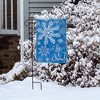 Briarwood Lane Garden Flag 12x18 For Outdoor Glistening Snowflakes Winter For Winter Garden Flag Flags For Outside - 4 of 4