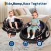Jojoka Electric Bumper Car with Remote Control, 360°Spinning Ride-on Vehicle, Rechargeable Indoor Outdoor Amusement Car - 4 of 4