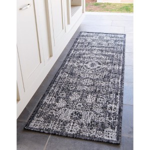 Unique Loom Outdoor Traditional Timeworn Geometric Woven Area Rug - 1 of 4