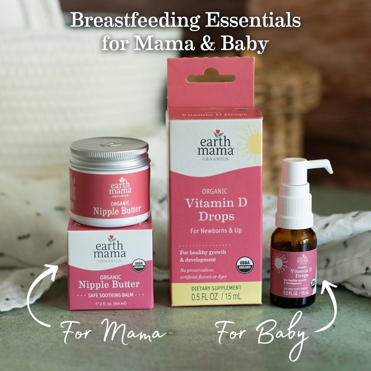 Earth Mama Baby Organic Vitamin D Liquid Drops - 0.5 fl oz - thumbnail 5