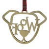 Enesco 4.0 Inch Woof Ornament Laser Cut Department 56 Tree Ornaments - 2 of 3