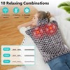 Coucheta Massaging Heating Pad, 24x35, for Neck, Shoulder & Back Pain Relief, 3 Heat Levels, 4 Massage Settings, 2H Auto Shut-Off, 4 Massage Motors - 4 of 4
