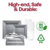 Smarty Had A Party Silver Square Plastic Wedding Set - 60 Sets - 4 of 4