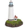 Dicksons Weathered White Lighted Lighthouse 5 inch Resin Decorative Tabletop Figurine - 2 of 4