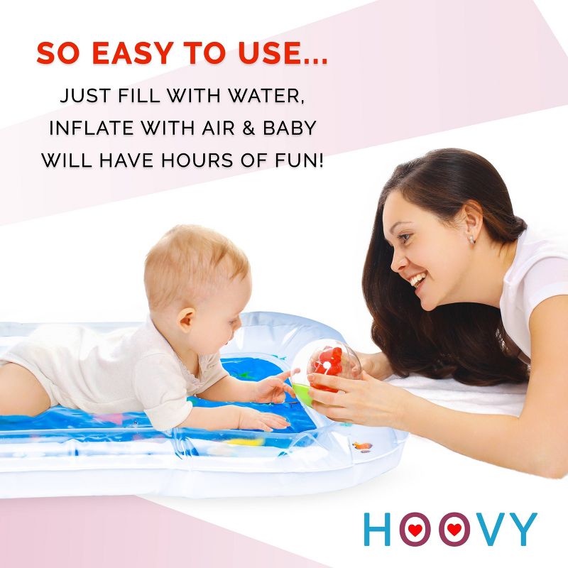 Hoovy Inflatable Tummy Time Water Play Mat, 3 of 12