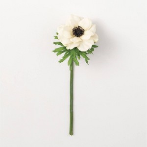 Sullivans Artificial Anemone Stem 14"H Off-White Flowers - 1 of 4