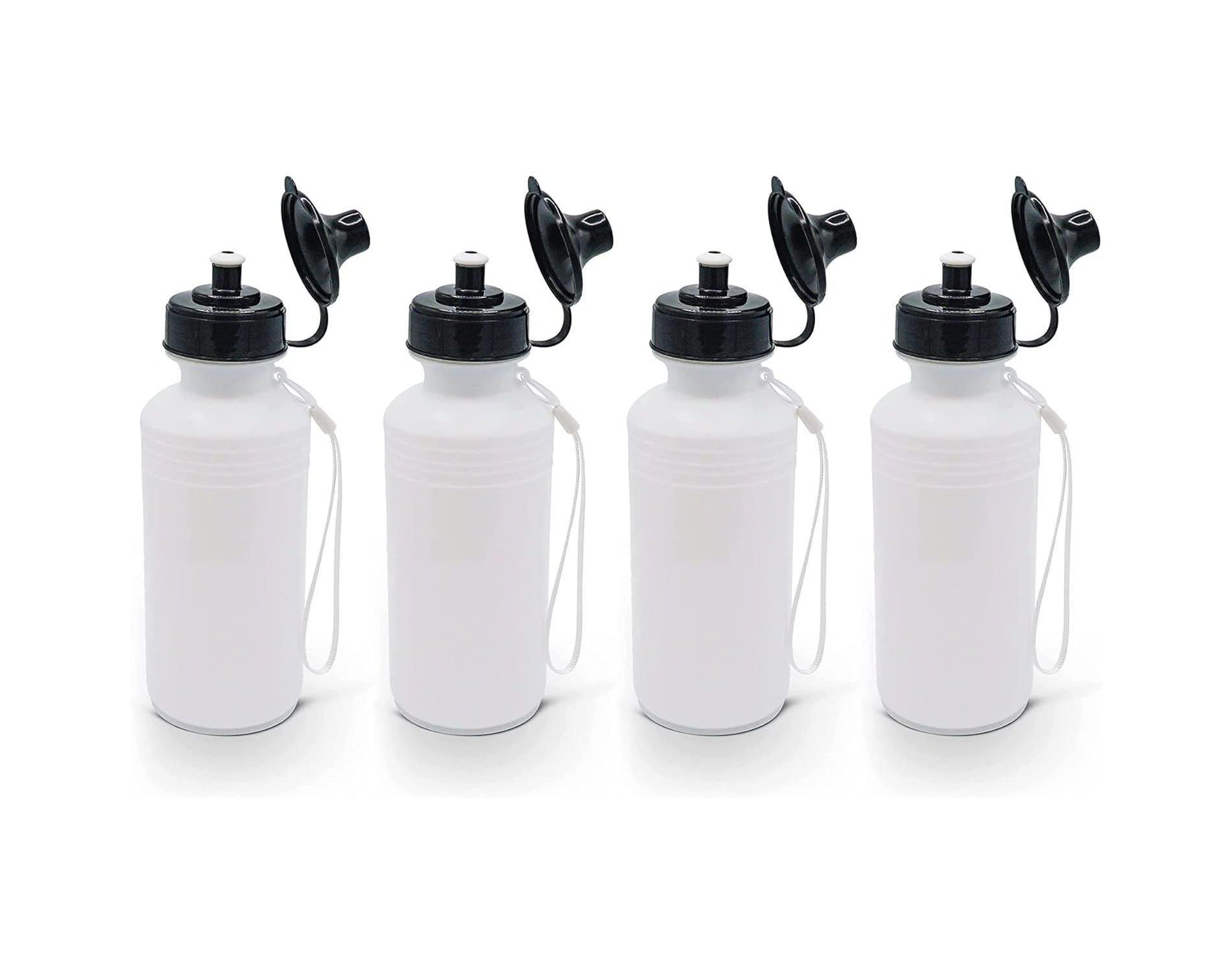 4E's Novelty 4-Pack 18oz Bulk Water Bottles – BPA-Free Reusable for Kids & Adults