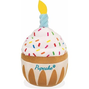 Nestpark Dog Birthday Toy - Pup Cake Puppy Cupcake Plush Squeak and Crinkle Gift - 1 of 1