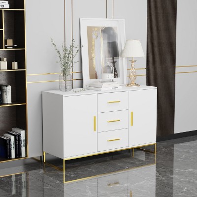 FUFU&GAGA Sideboard Serving Buffet Storage Cabinet Cupboard