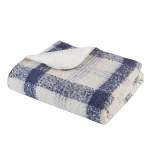 50"x60" Bloomington Faux Mohair to Sherpa Throw Blanket - Woolrich
