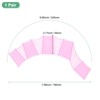 Unique Bargains Silicone Swimming Gloves Webbed Gloves Half-Finger Frog Type for Diving 2 Pairs - 3 of 4
