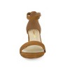 Allegra K Women's Open Toe Block Heel Adjustable Buckled Ankle Strap Sandals - 2 of 4